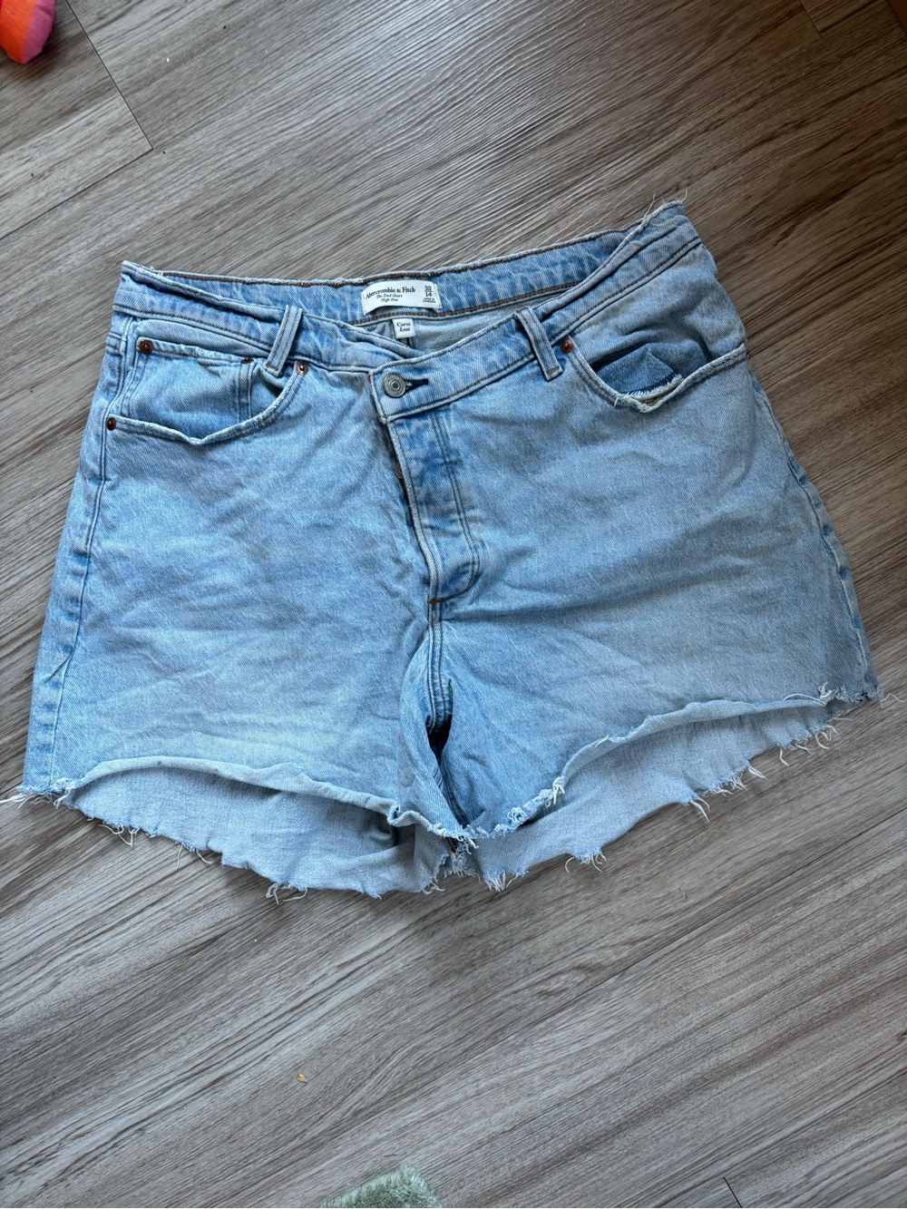 Abercrombie & Fitch Light Blue Denim Cutoff Shorts